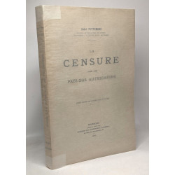 La censure dans les Pays-Bas autrichiens