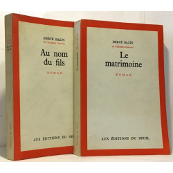 Au nom du fils + le matrimoine --- 2 livres