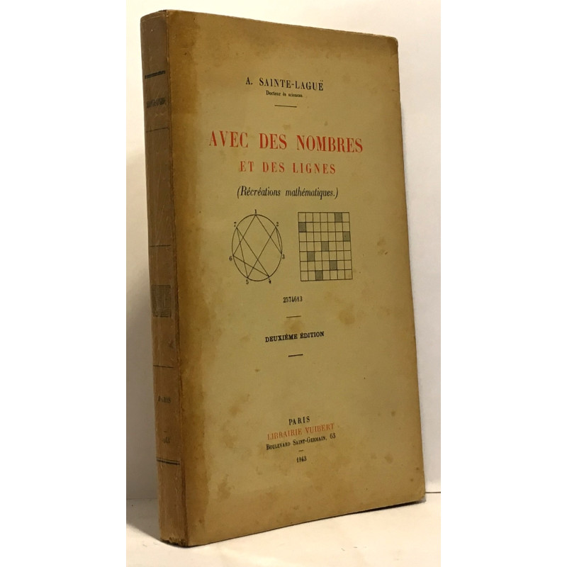 Avec des nombres et des lignes (récréations mathématiques) 2e édition