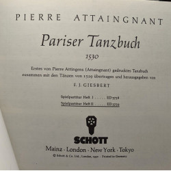 Pariser Tanzbuch 1530
