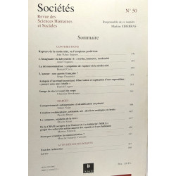 Sociétés - Revue des Sciences Humaines et Sociales Rupture de la...