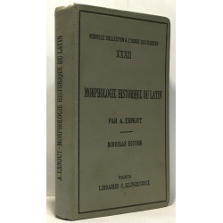 Morphologie historique du latin - nouvelle édition --- nouvelle...