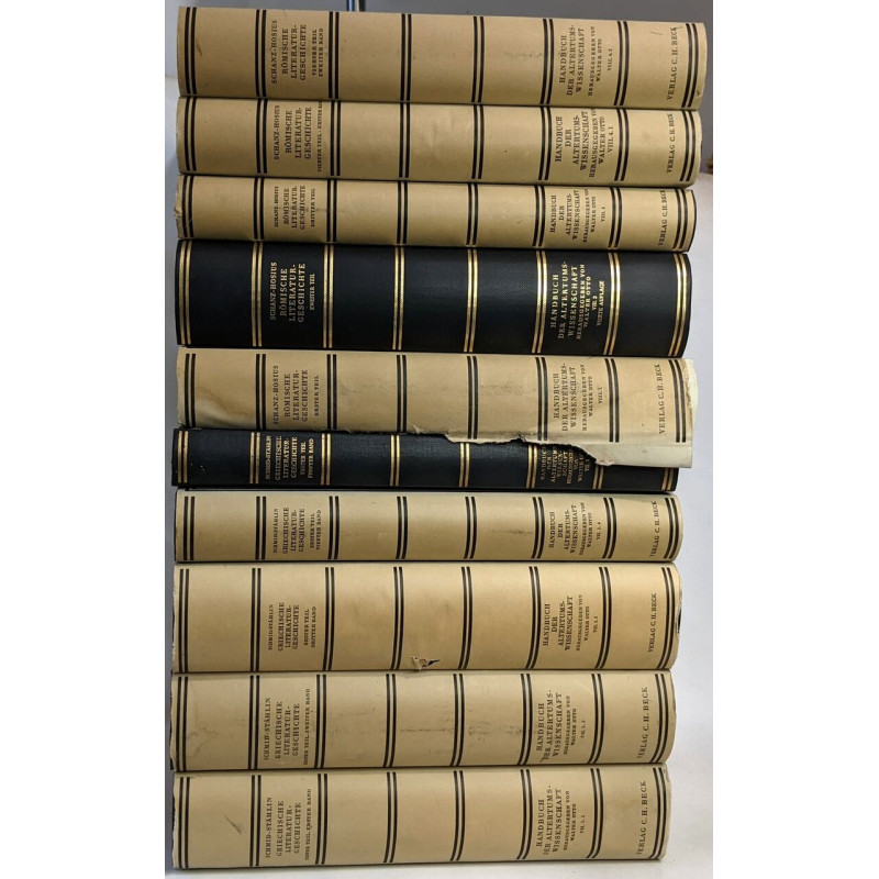 Geschichte der griechischen literatur (Bände eins bis fünf) --...
