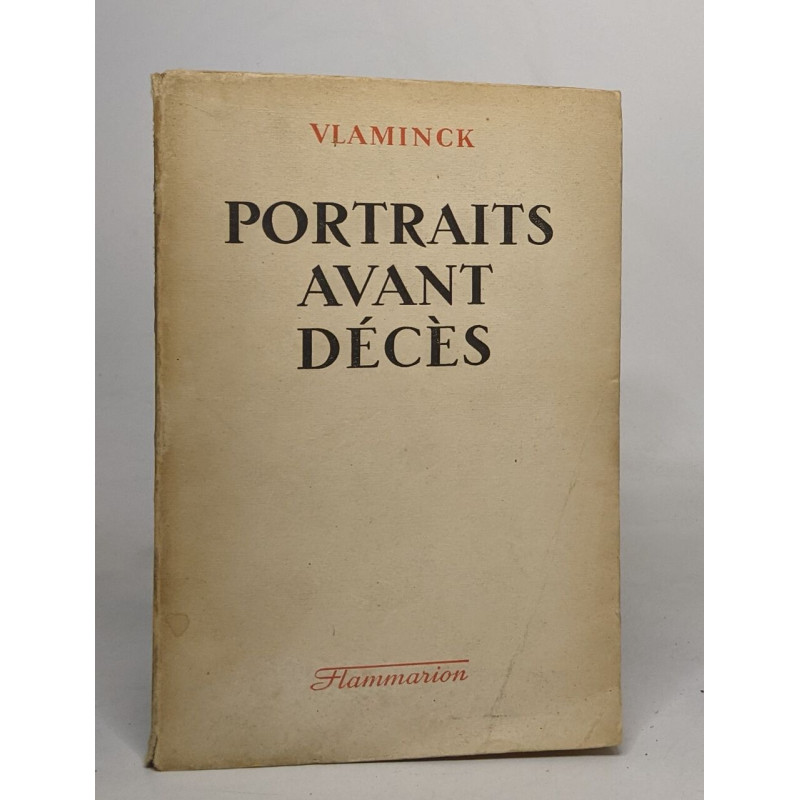 Portraits avant décès