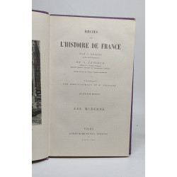 Récits de l'histoire de France