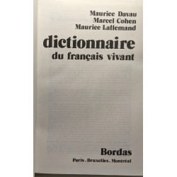 Dictionnaire du français vivant