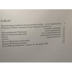 Meddelelser fra NY CARLSBERG GLYPTOTEK 42. Argang 1986