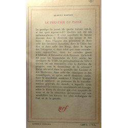 Le prestige du passé