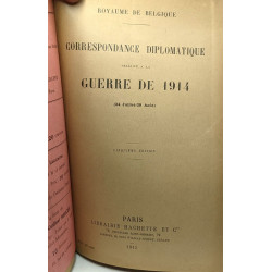 Documents diplomatiques 1914 - TOME I - La guerre européenne - 4e...