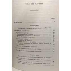 Guide des archives du finistère