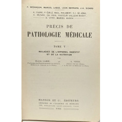 Précis de pathologie médicale - tome V - maladies de l'appareil...