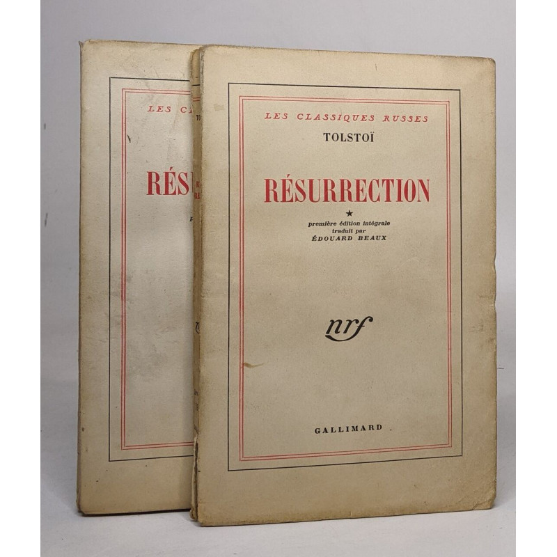 Résurrection - tomes I et II