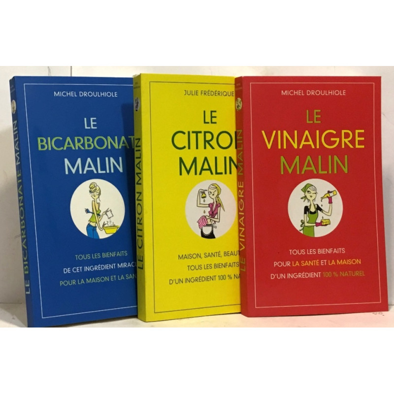 Le bicarbonate malin + Le citron malin + Le vinaigre malin --- 3...