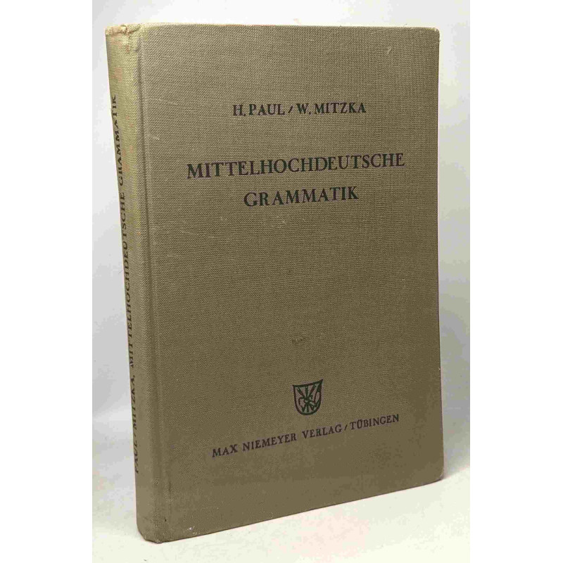 Mittelhochdeutsche grammatik