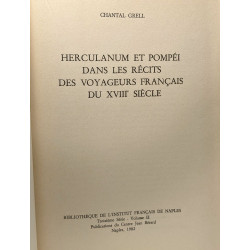 Herculanum et Pompéi dans les récits des voyageurs français du...