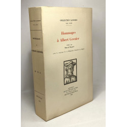 Hommages à Albert Grenier - Collection Latomus VOL. LVIII - TOME 1...