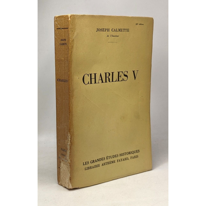 Charles V - les grandes études historiques