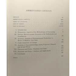 Economic forecasts and policy / contributions to economic analysis