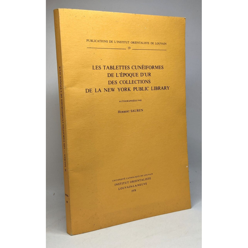 Les Tablettes Cuneiformes De L'epoque D'ur Des Collections De La...
