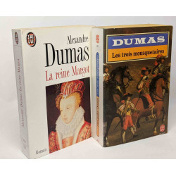 La reine Margot + les trois mousquetaires ---- 2 livres