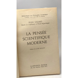 La pensée scientifique moderne - bibliothèque de philosophie...