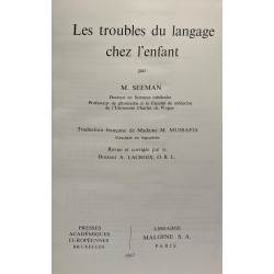 Les troubles du langage chez l'enfant