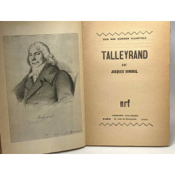 Talleyrand - vies des hommes illustrés
