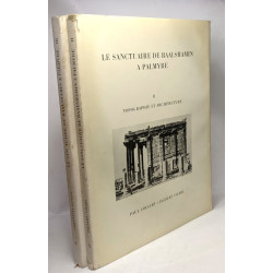 Le sanctuaire de Baalshamin à Palmyre - VOL. 1/ Topographie et...