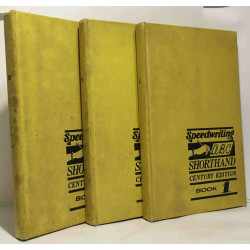 Speedwriting Shortland century edition Book 1 2 et 3 --- 3 volumes
