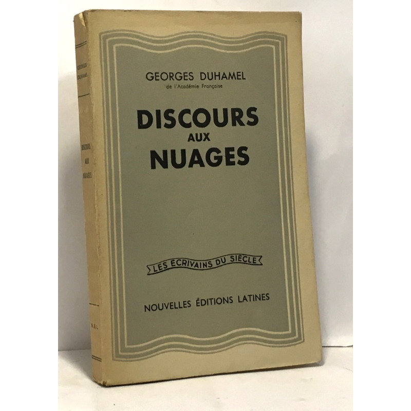Discours aux nuages