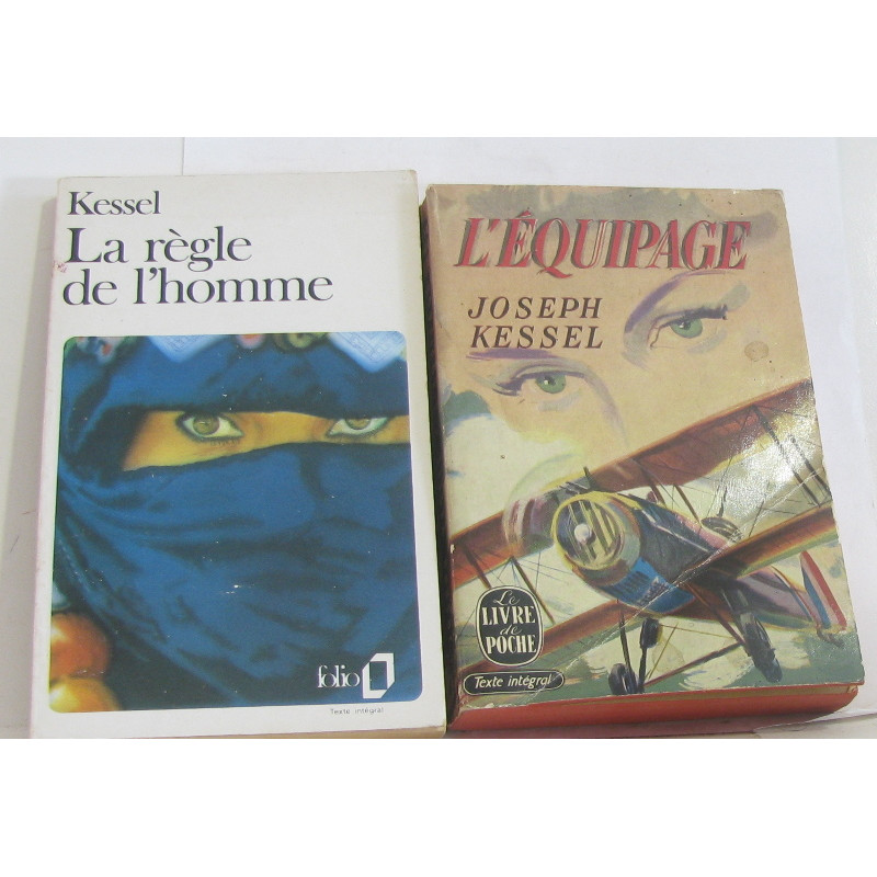 Lot de 2 livres La règle de l'homme - l'équipage