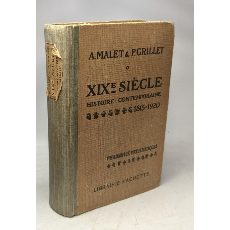 XIXe siècle histoire contemporaine (1815-1920) Philosophie -...