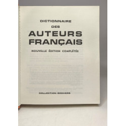 Dictionnaire des auteurs français - nouvelle édition complétée /...