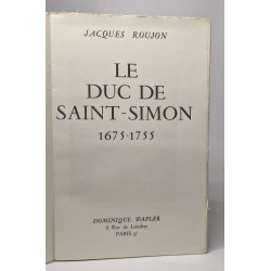 le duc de saint-simon 1675-1755