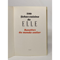 100 fiches cuisine de 'elle' tome 12 : recettes du monde entier