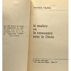 Le maître ou la rencontre avec le Divin