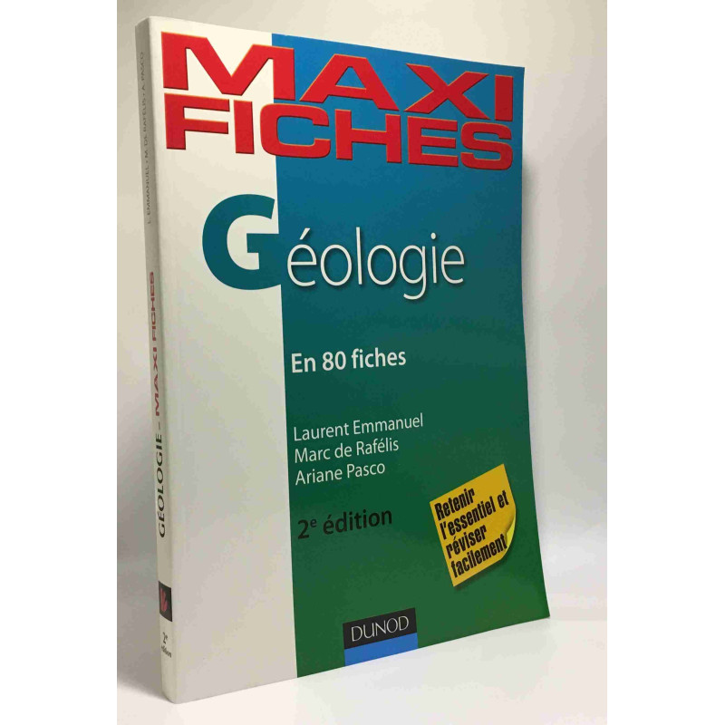 Maxi fiches de Géologie - 2e édition - En 80 fiches: En 80 fiches