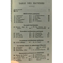 Oeuvres choisies de Lamartine - poésie avec un avant propos une...