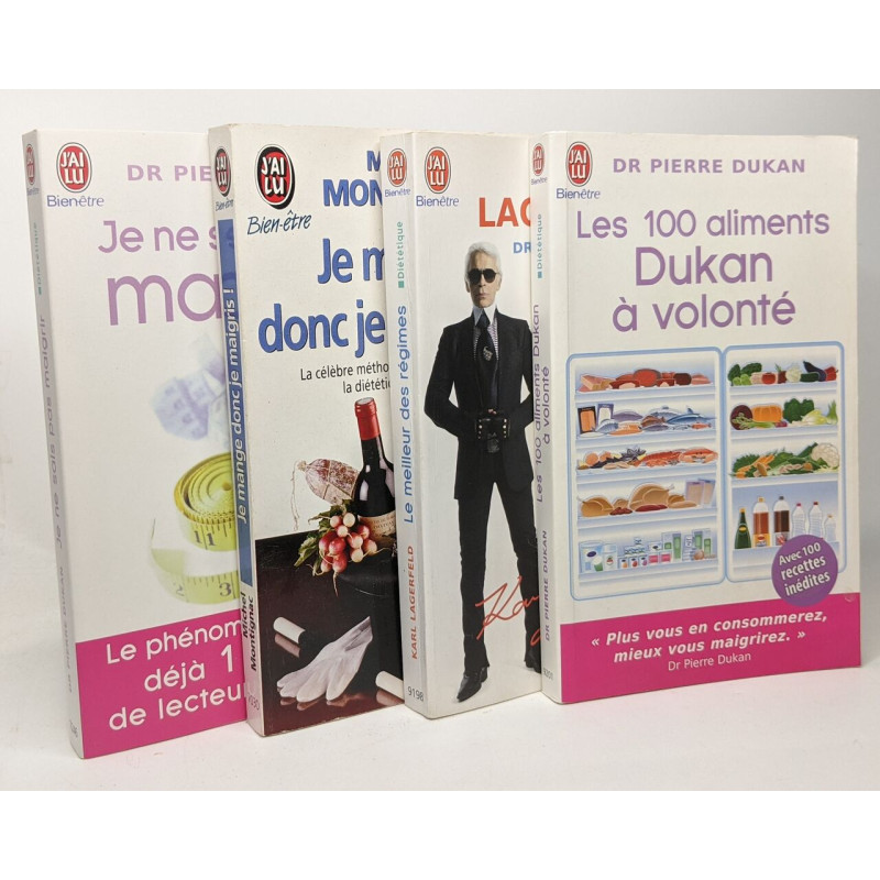 Je ne sais pas maigrir + Je mange donc je maigris (Montignac) + Le...