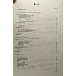 L'enseignement du français parlé et écrit --- étude psycho-pédagogique