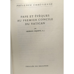 Pape et évêques au premier concile du vatican - présence chrétienne