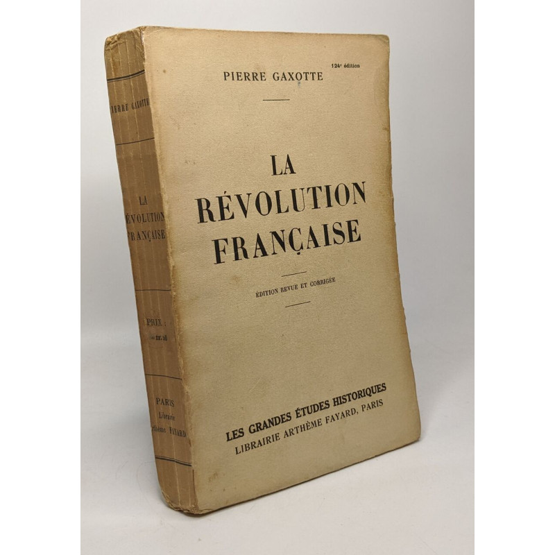 La révolution française - édition revue et corrigée