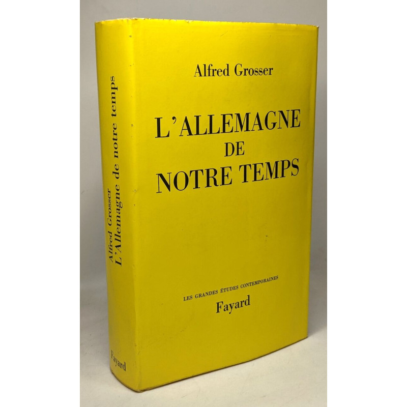 L'Allemagne de notre temps 1945-1970