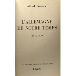 L'Allemagne de notre temps 1945-1970