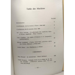 École antique de Nîmes - Bulletin annuel Nouvelle série n°4 1969