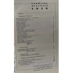 Association des anciens élèves de la rue St-Guillaume - bulletin 1959