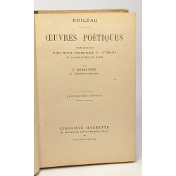 Oeuvres poétiques - précédées d'une notcie biographique et...