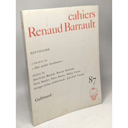 Nietzsche - Cahiers Renaud Barrault - 87