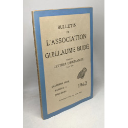 Bulletin de l'association Guillaume Budé (revue de culture...