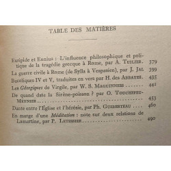 Bulletin de l'association Guillaume Budé (revue de culture...